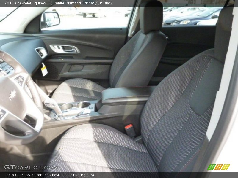 White Diamond Tricoat / Jet Black 2013 Chevrolet Equinox LT