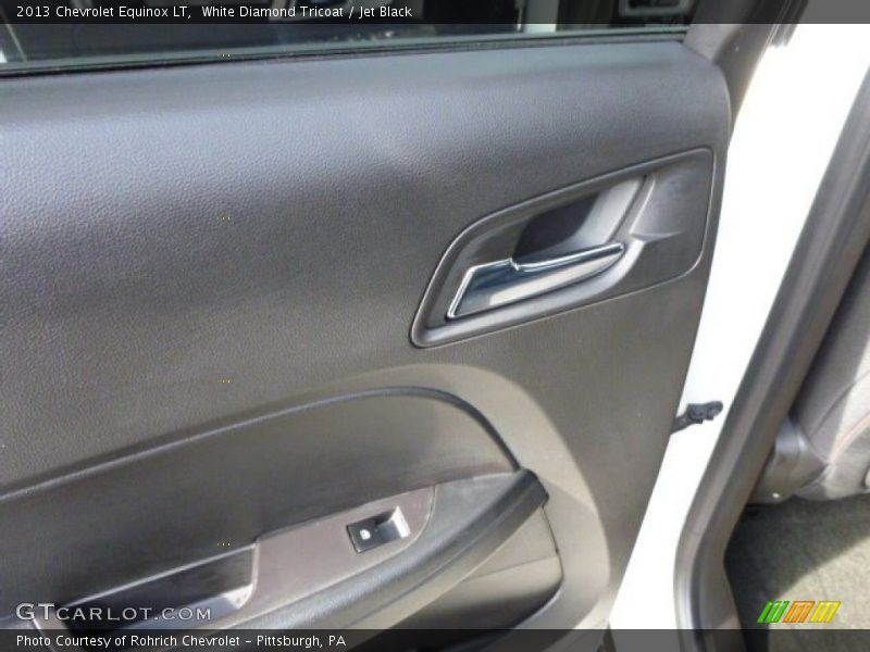 White Diamond Tricoat / Jet Black 2013 Chevrolet Equinox LT