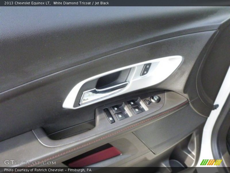 White Diamond Tricoat / Jet Black 2013 Chevrolet Equinox LT