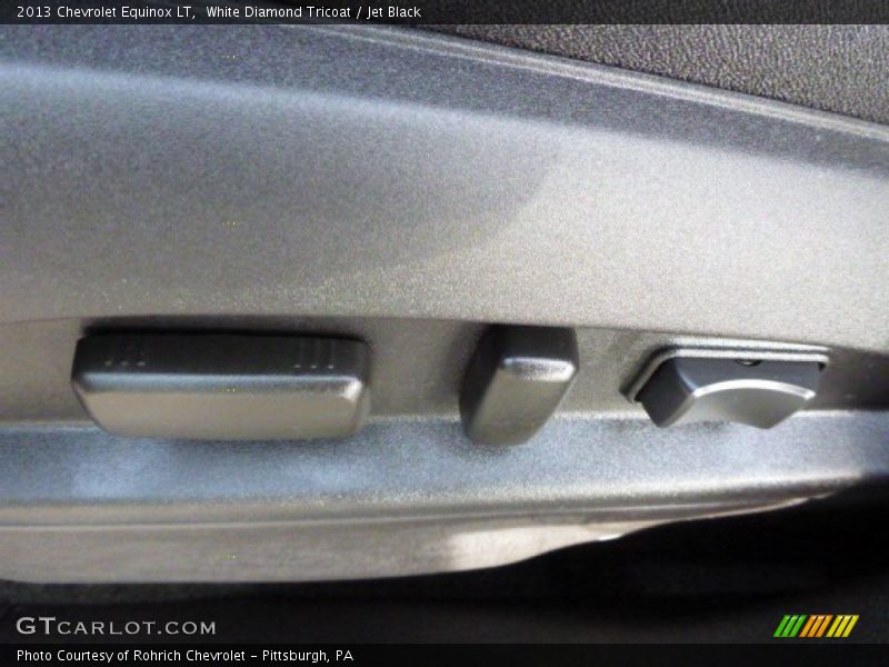 White Diamond Tricoat / Jet Black 2013 Chevrolet Equinox LT
