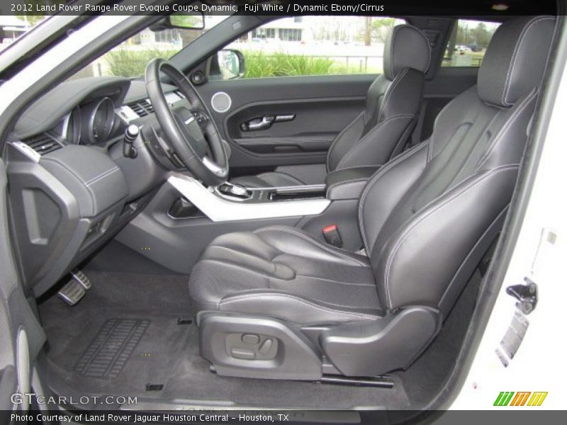  2012 Range Rover Evoque Coupe Dynamic Dynamic Ebony/Cirrus Interior