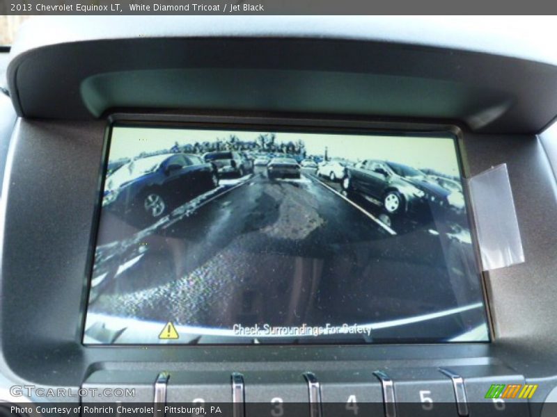 White Diamond Tricoat / Jet Black 2013 Chevrolet Equinox LT