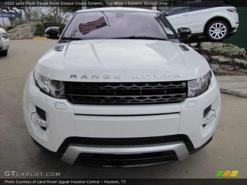Fuji White / Dynamic Ebony/Cirrus 2012 Land Rover Range Rover Evoque Coupe Dynamic
