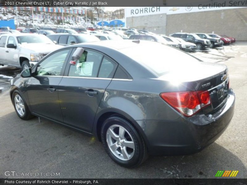 Cyber Gray Metallic / Jet Black 2013 Chevrolet Cruze LT