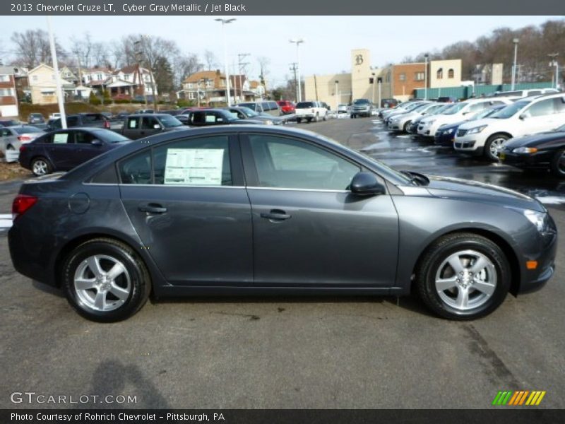 Cyber Gray Metallic / Jet Black 2013 Chevrolet Cruze LT