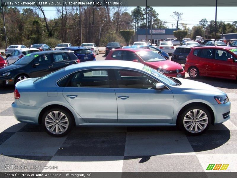 Glacier Blue Metallic / Titan Black 2012 Volkswagen Passat 2.5L SE