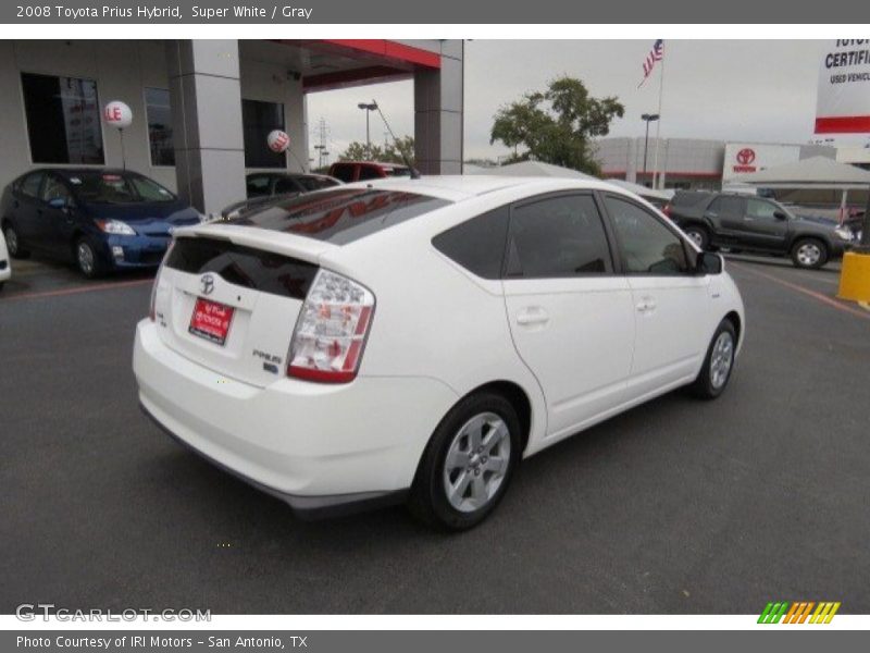 Super White / Gray 2008 Toyota Prius Hybrid