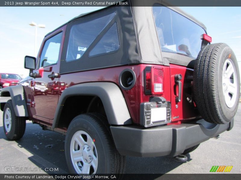 Deep Cherry Red Crystal Pearl / Black 2013 Jeep Wrangler Sport 4x4