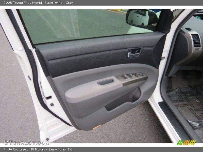 Super White / Gray 2008 Toyota Prius Hybrid