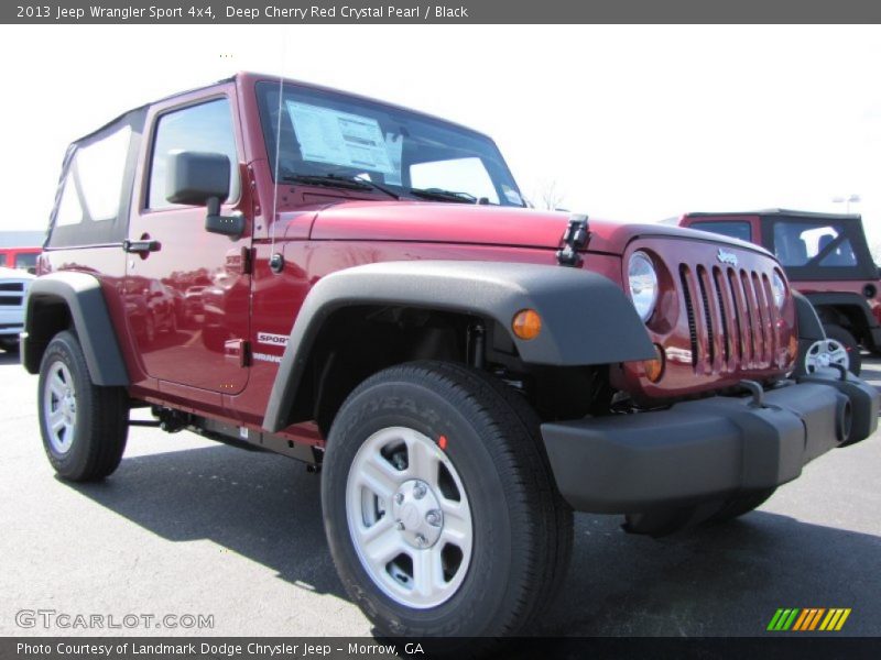 Deep Cherry Red Crystal Pearl / Black 2013 Jeep Wrangler Sport 4x4