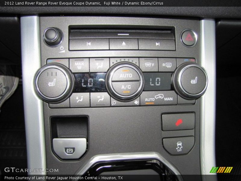 Controls of 2012 Range Rover Evoque Coupe Dynamic