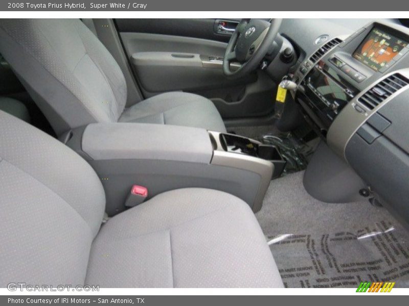 Super White / Gray 2008 Toyota Prius Hybrid