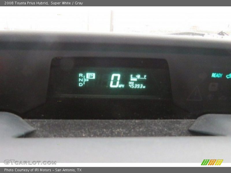 Super White / Gray 2008 Toyota Prius Hybrid