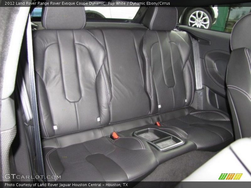 Rear Seat of 2012 Range Rover Evoque Coupe Dynamic