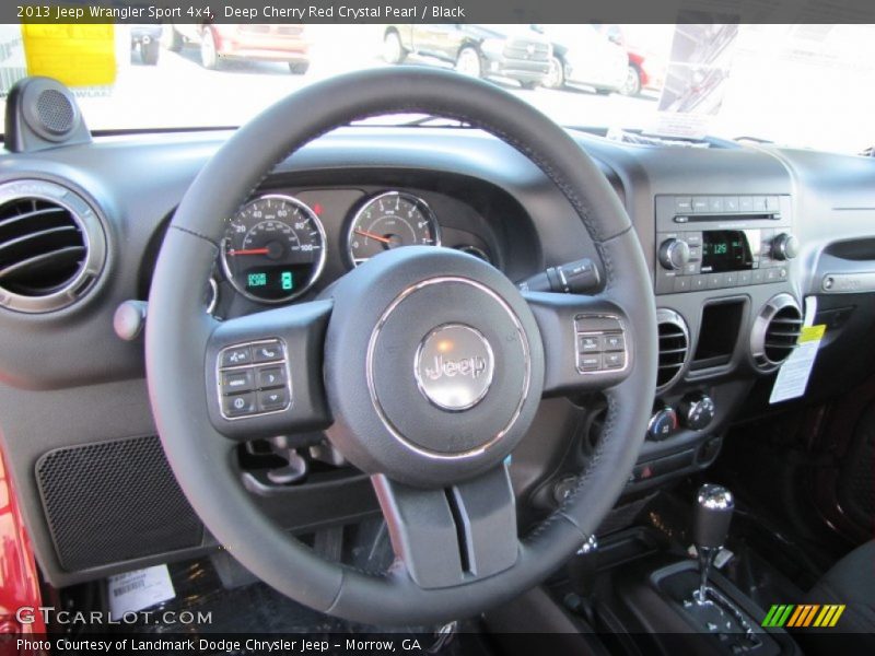 Deep Cherry Red Crystal Pearl / Black 2013 Jeep Wrangler Sport 4x4