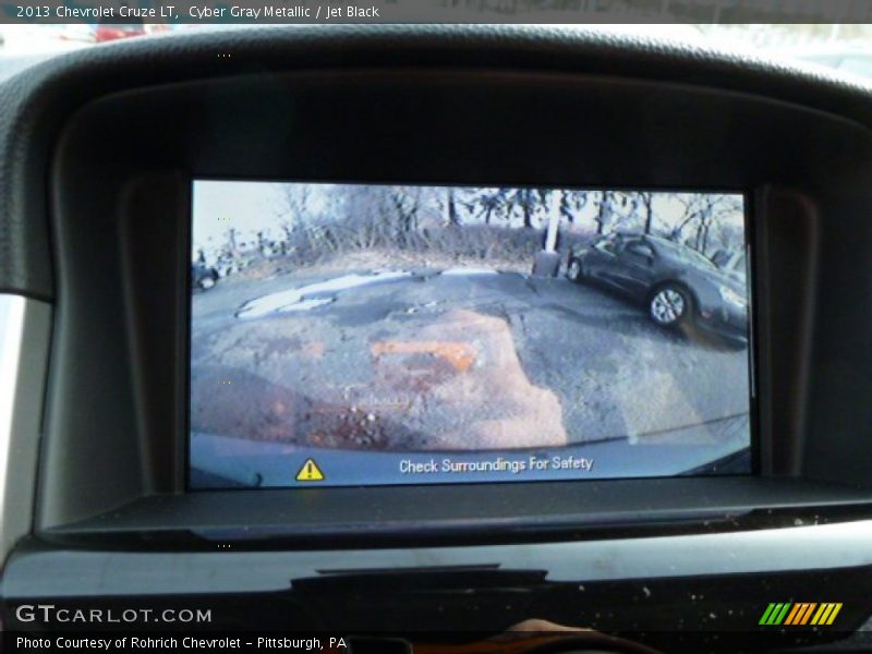 Cyber Gray Metallic / Jet Black 2013 Chevrolet Cruze LT