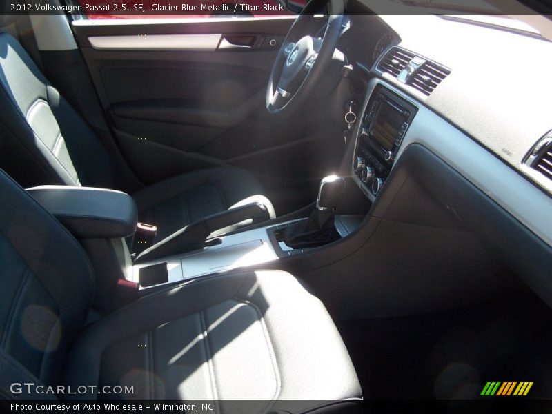 Glacier Blue Metallic / Titan Black 2012 Volkswagen Passat 2.5L SE