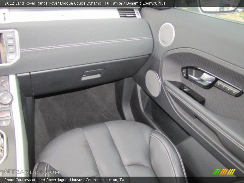 Fuji White / Dynamic Ebony/Cirrus 2012 Land Rover Range Rover Evoque Coupe Dynamic