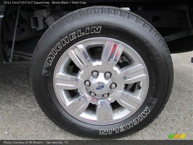 Ebony Black / Steel Gray 2011 Ford F150 XLT SuperCrew