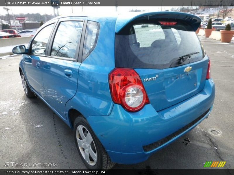 Tahiti Green / Charcoal 2009 Chevrolet Aveo Aveo5 LT