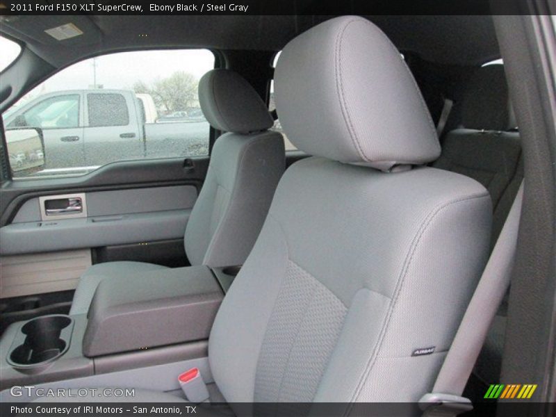 Ebony Black / Steel Gray 2011 Ford F150 XLT SuperCrew