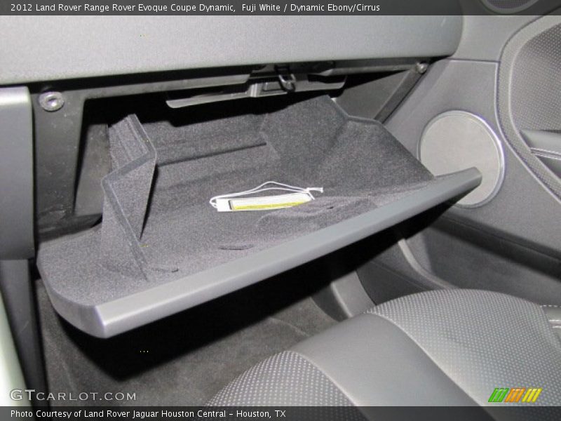 Fuji White / Dynamic Ebony/Cirrus 2012 Land Rover Range Rover Evoque Coupe Dynamic