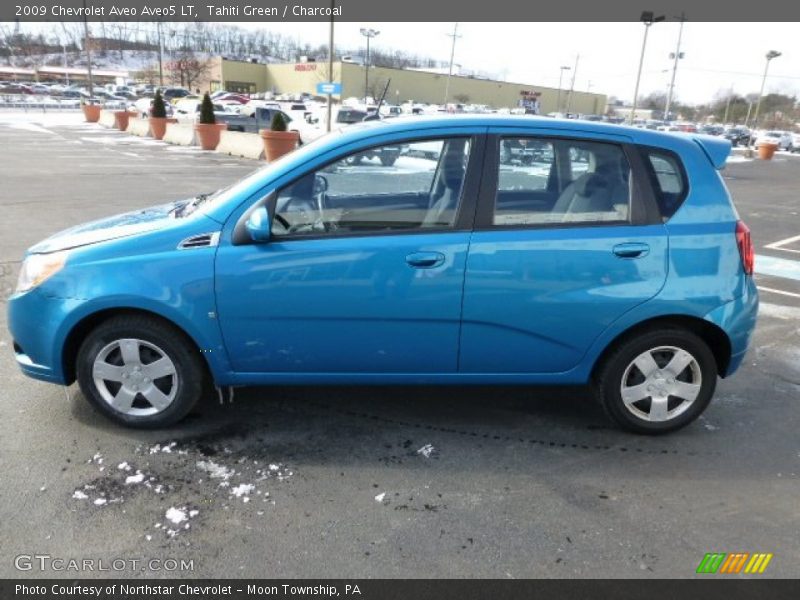 Tahiti Green / Charcoal 2009 Chevrolet Aveo Aveo5 LT