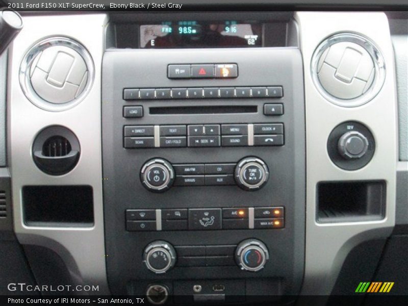 Ebony Black / Steel Gray 2011 Ford F150 XLT SuperCrew