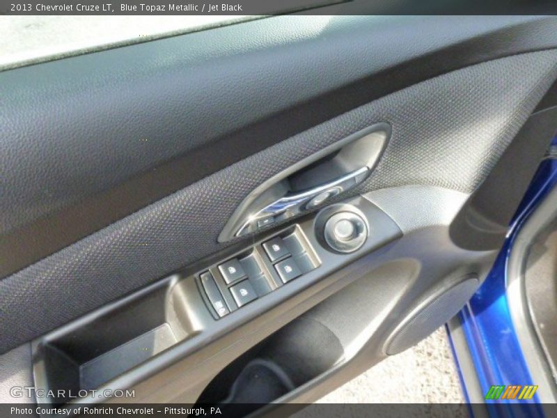 Blue Topaz Metallic / Jet Black 2013 Chevrolet Cruze LT