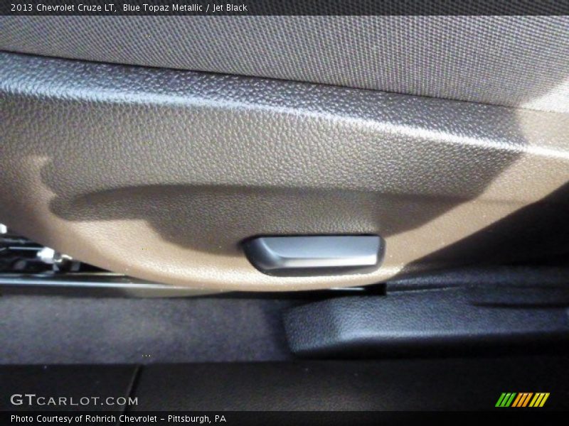 Blue Topaz Metallic / Jet Black 2013 Chevrolet Cruze LT