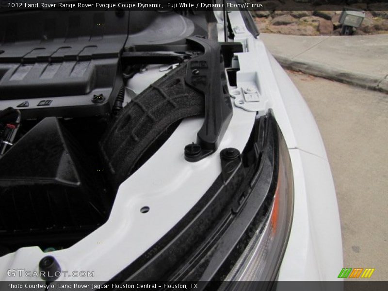 Fuji White / Dynamic Ebony/Cirrus 2012 Land Rover Range Rover Evoque Coupe Dynamic