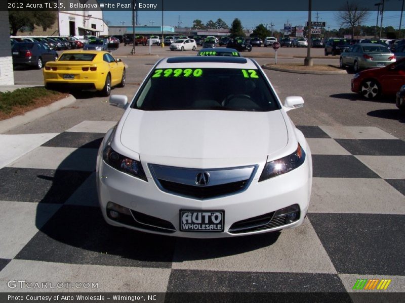 Bellanova White Pearl / Ebony 2012 Acura TL 3.5