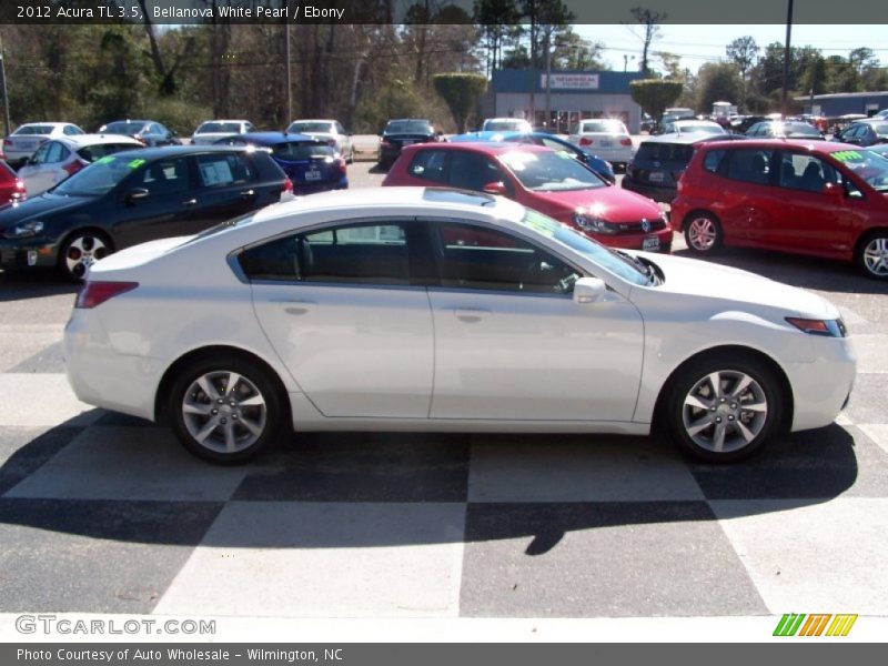 Bellanova White Pearl / Ebony 2012 Acura TL 3.5