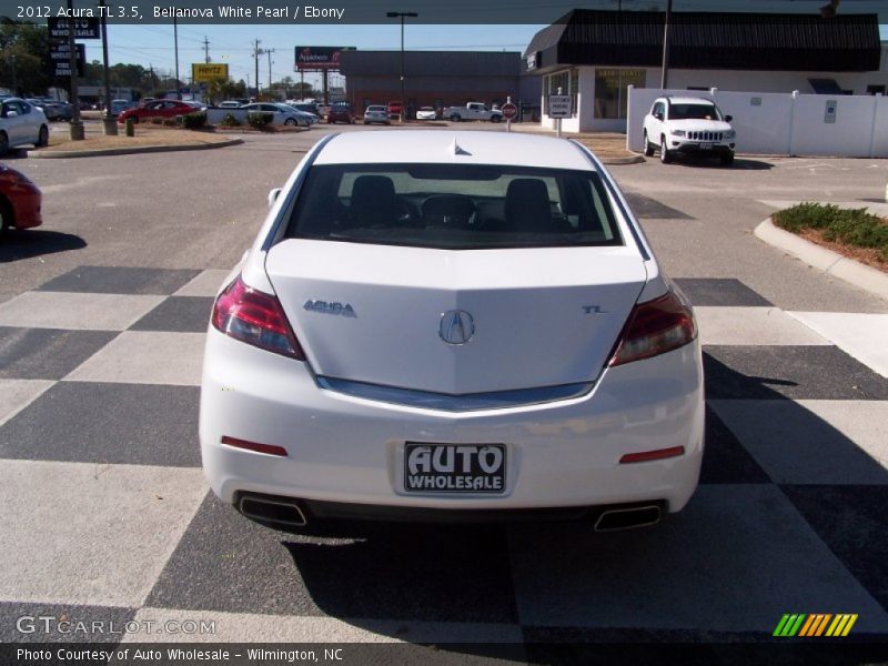 Bellanova White Pearl / Ebony 2012 Acura TL 3.5
