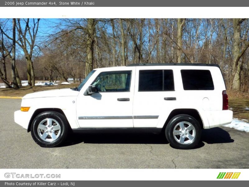 Stone White / Khaki 2006 Jeep Commander 4x4