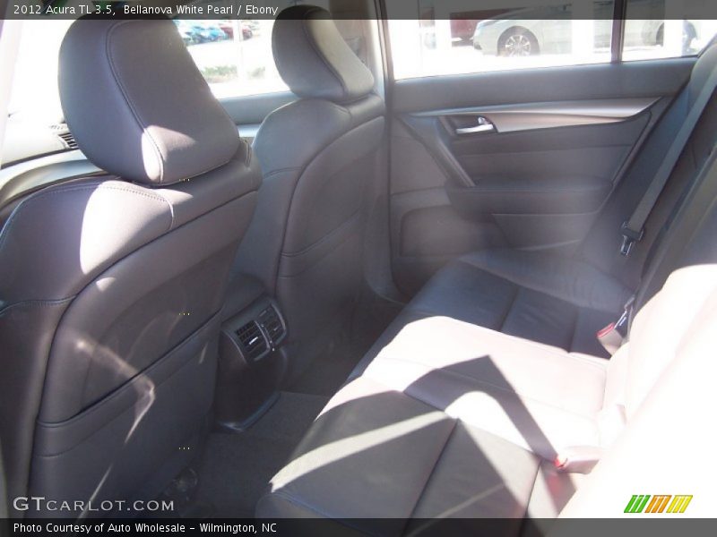 Bellanova White Pearl / Ebony 2012 Acura TL 3.5