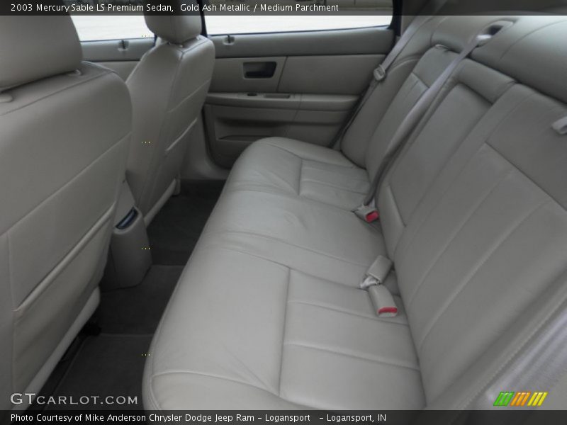 Rear Seat of 2003 Sable LS Premium Sedan