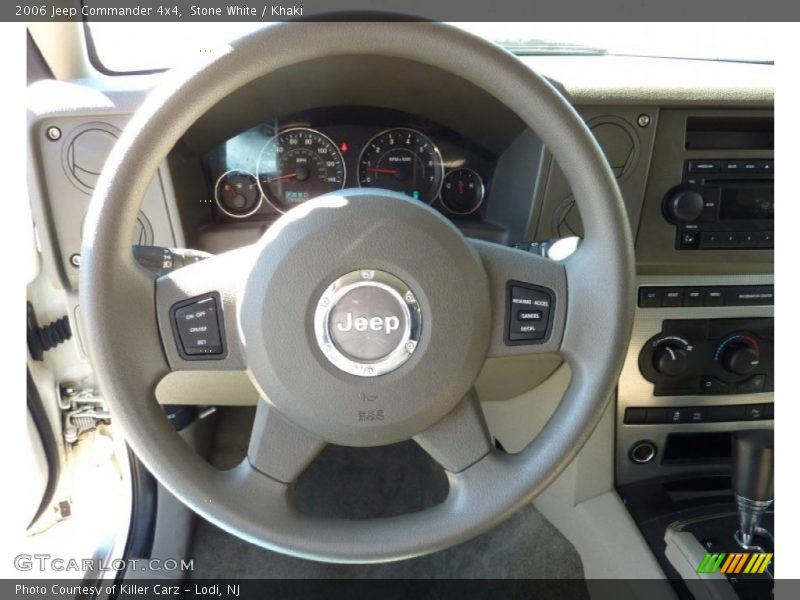 Stone White / Khaki 2006 Jeep Commander 4x4