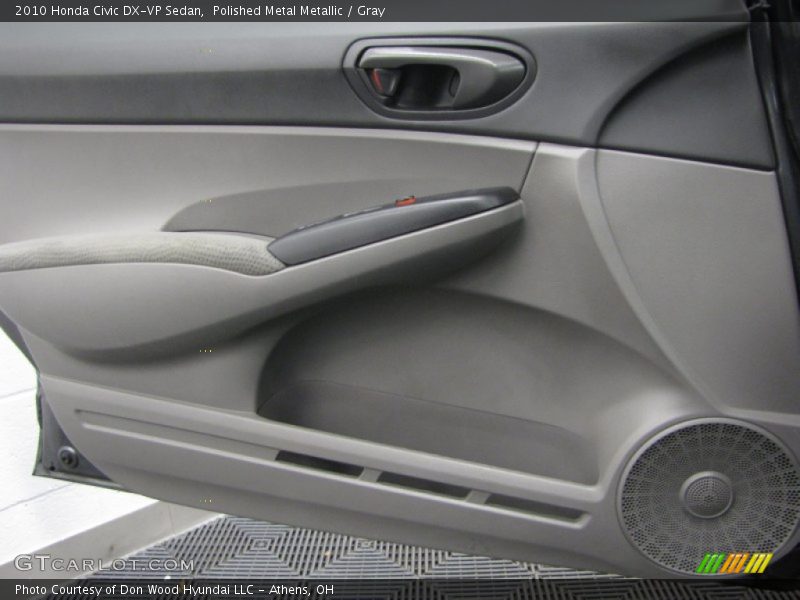 Polished Metal Metallic / Gray 2010 Honda Civic DX-VP Sedan