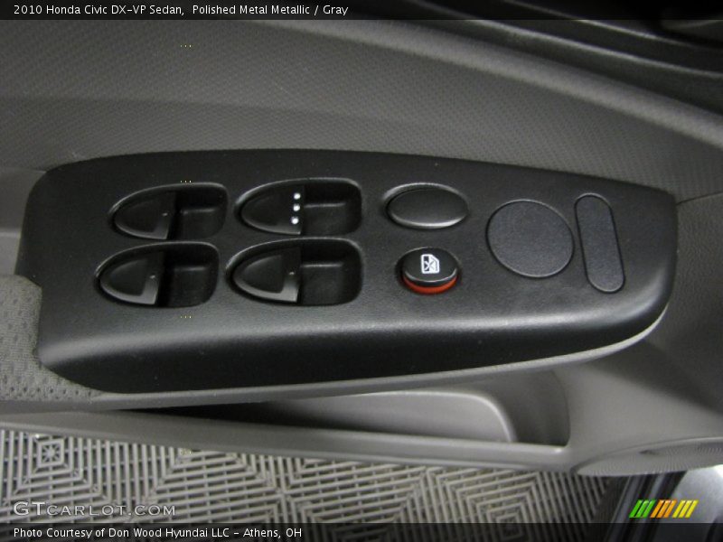Polished Metal Metallic / Gray 2010 Honda Civic DX-VP Sedan