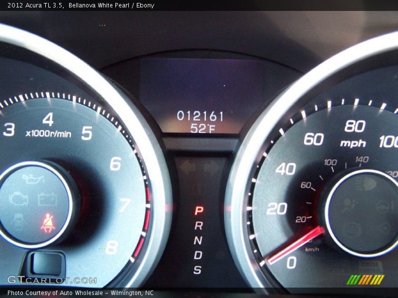 Bellanova White Pearl / Ebony 2012 Acura TL 3.5
