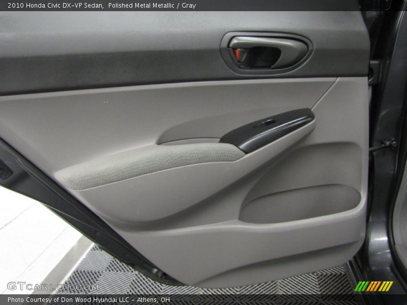 Polished Metal Metallic / Gray 2010 Honda Civic DX-VP Sedan