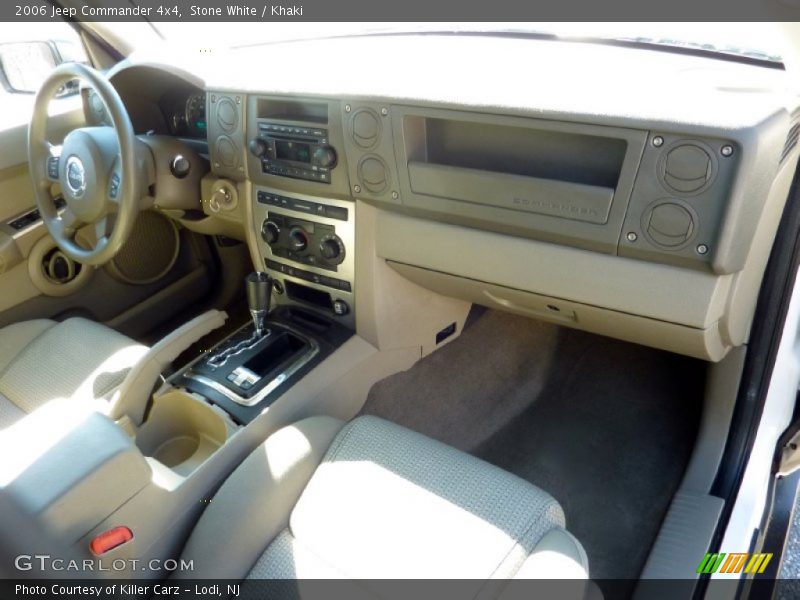 Stone White / Khaki 2006 Jeep Commander 4x4