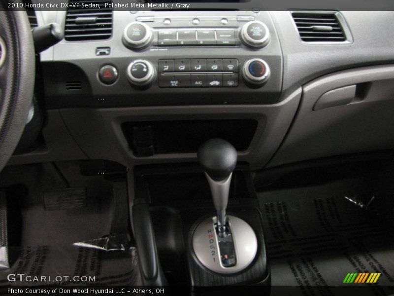 Polished Metal Metallic / Gray 2010 Honda Civic DX-VP Sedan