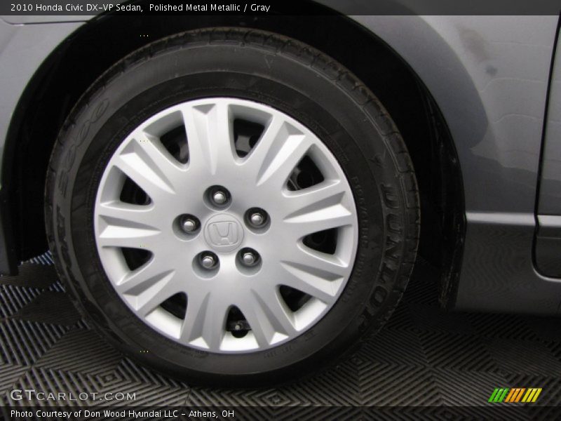 Polished Metal Metallic / Gray 2010 Honda Civic DX-VP Sedan