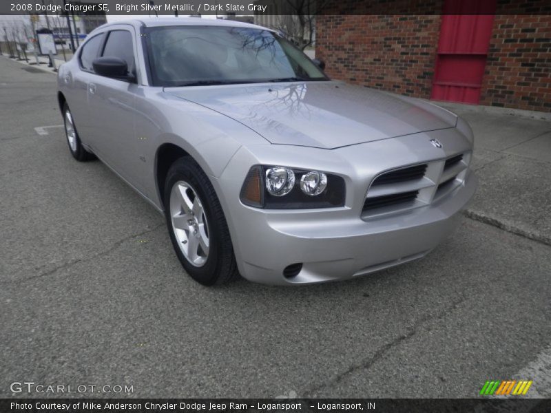 Bright Silver Metallic / Dark Slate Gray 2008 Dodge Charger SE