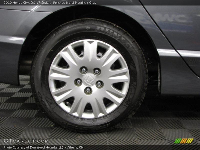 Polished Metal Metallic / Gray 2010 Honda Civic DX-VP Sedan
