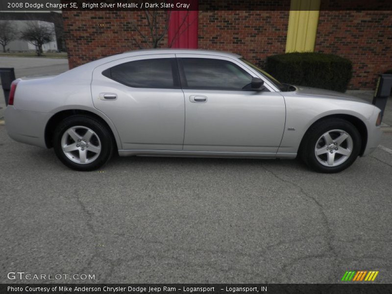 Bright Silver Metallic / Dark Slate Gray 2008 Dodge Charger SE