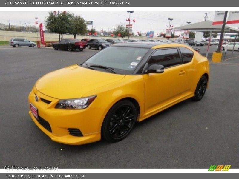 High Voltage Yellow / RS Black/Yellow 2012 Scion tC Release Series 7.0