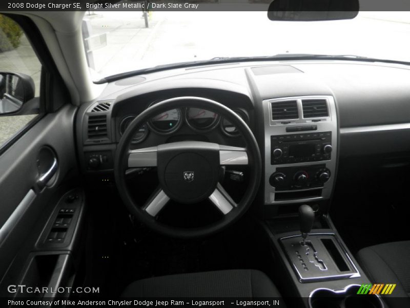Bright Silver Metallic / Dark Slate Gray 2008 Dodge Charger SE